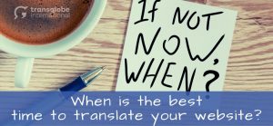 Translate website - Header